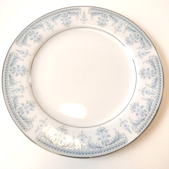 Vintage Blue & White Plate Duo Currier & Ives Royal Grist Mill & Mita Nicole w/ - Picture 7 of 10